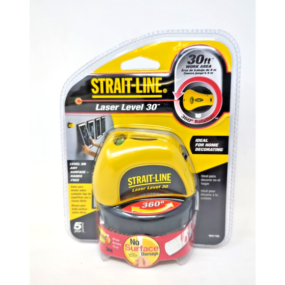 BRAND NEW STRAIT-LINE Laser Level Rotates 360 Degrees FACTORY SEALED - Picture 1 of 2